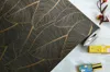 Tapeten Moderne Metallic-Bronze-Blatt-Vliestapete für Wandrollen, amerikanisches Schlafzimmer, Wohnzimmer, Hintergrund, Heimdekoration