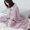 Blankets Super Soft Winter Warm TV Pocket Hooded Sofa Cozy Lazy Blanket Sweatshirt Solid Plush Coral Fleece Outwears