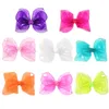 Accessori per capelli CN 5'' Fiocchi per piscina Fermacapelli per bambini Jelly Bow Mini Copricapo impermeabile per ragazze estive