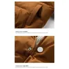 Mens Down Parkas Cotton Coat Winter Fashion Thickened Hooded Fake Two Piece Warm Loose Jacket Sporty Style 231110
