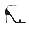 2023 vrouwen jurk schoenen luxe designer hoge hakken 8cm 10cm 12cm leer patent triple zwart goud zilver womens lady mode sandalen party bruiloft kantoor pompen