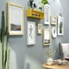 Frames 9 Pcs/Sets Wood Po Picture Home Wall Decor Modern Room Painting Art Decoration Accessories Wooden Poster Frame