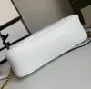 Sac à bandoulière pour appareil photo de couleur blanche, sac de styliste à poignée supérieure pour femmes