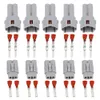 5 SETS 2 PIN PIN DJ702621121 Auto Vattentät tråd Harness Connector 2P Male Female Grey Car Waterproof Contactors Plug 61872311 616205035