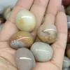 Dekorativa figurer 2-3 cm 100g naturliga färgkristaller Palm Reiki Healing Smooth Quartz Prov Stones Minerals Decor