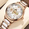 Wristwatches Orkina Rose Gold Watch Women Watches Ladies Creative Steel Women's Bracelet Female Clock Relogio Feminino Montre Femme