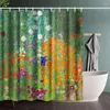 Shower Curtains Fashion Curtain Art Painting Home Pastoral Pattern Waterproof With Hook Fabric Bathroom Set Decoration
