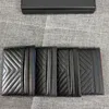 Luxury Card Holder Designer Wallet Luxury Man Woman Coin wallets Pebbled Business Card Case Leather purse Credit Cardholder Passport Bag no box