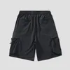 Shorts pour hommes Sports d'été pour hommes Coton Bermudas décontracté Hommes Couleur unie Lâche College Basketball Gym Beach ShortsHDK3270