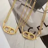 Designer Classic Pendant Women's Arc de Triomphe Lisa samma halsband design smycken bleknar resistent hypoallergenic