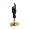 ジュエリーポーチアーティストManikin Hand Model Holder Wooden Articulated Mannequin for Art Drawing Painting Office Decoration