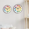 Wall Clocks Kids Clock Art Silent Hanging Children Time