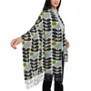 Écharpes personnalisées personnalisées imprimées Early Bird Granite Écharpe Hommes Femmes Hiver Automne Chaud Orla Kiely Floral Châles Wraps