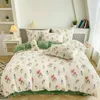 Bedding sets Milk Velvet Winter Warm Thick Cute Bedding Set Kawaii Fleece Single Double Duvet Quilt Cover Bedsheet Pillowcase Home Textile 231110