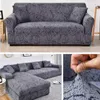 Stoelhoezen Leopard Sofa Cover 3D-printen All-inclusive High Elasticity Sectional L Shape Universal Spandex Couch