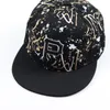 Fashion Graffiti Hiphop Cap for Men Women Let P Hafdery Baseball Cap Spring i Summer Flat Hat Hurtowe HCS306