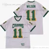 DIY Design Retro Movie Russell Wilson #11 High School Jerseys Custom Stitched College Football Jersey