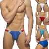 Herenshorts Surfen Mode Thongs Bikini Mesh Strand Stiksels Taille Push Pad Trunks Met laag zwemmen Effen Zwemmen Sexy