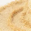 Beanieskull Caps RH Handgjorda naturliga gräshattar Flat Top Wide Brim Sun Beach Raffia Straw With Tassel Decoration 231110