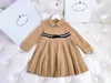 projektantka dziewczyna sukienka jesienna dziecięca impreza akademicka w stylu akademickim plisowana spódnica rozmiar 110-160 Długie rękawie sukienka HP