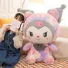 45 cm mignon Kuromi peluche jouet en peluche Meredith poupée populaire dessin animé fille coeur poupée