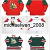 Weng dostosuj qmjhl halifax mooseheads 2012-pres męskie damskie hokej dla dzieci Białe zielone czerwone koszulki