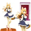 Anime mangá 20cm personagem nekopara chocolate baunilha azuki bordo de coco canela pop -up pvc ação sexy girl briny 230410