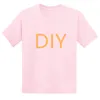 Tシャツカスタムあなたのデザイン子供黒い白いTシャツDIYプリントキッズコットン男の子の女の子トップ