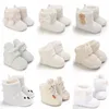 Boots White Men's And Women's Baby Pre Stepped Warm Soft Soled 0-18 Months