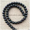 Pietra Mens Healing 200 Pz / lotto 6Mm Calcolo biliare nero Ematite Buddha Perline Coppie Salute Pietra semipreziosa Palla rotonda Allentata Dhgarden Dhkfj