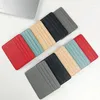 Card Holders Unisex Large Capacity Slot Small Multiple Women's Leather PU Cards Sleeve Package Cash ID Bank Clips Case Wholesale