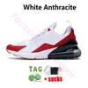 2023 Designer Cushion OG 270 Herr Running Shoes University Red Core White Anthracite Cactus Hot Punch Karely Rose UNC 27C Sneakers Men Sport Women Trainers Storlek 36-45