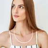 Kedjor Makersland Natural Stone and Pearl Necklace Luxury SMEE sacky Accessories for Lady Wholesale Fashion Jewellery Women