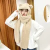 Beanies Beanie/Skull Caps Winter Cute Bear Hedging Hat Protect Ears Lamb Plush Lei Feng Bib One Female Korean Version Of Thickening Warm