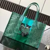 Moda Villette MM TOTE BAG Designer Kobiety mężczyźni Duże pojemność skórzana torebka plaża czerwona żółta zielona niebieska swobodnie worki na ramię