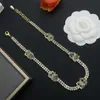 Luxurious Designed Men Cuban thick chain Necklaces D Letter Crystal Diamonds Pendants Women's Copper Ladies Girls Wedding Bride Gift Designer Jewelry HDDG1--003