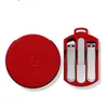 Mode draagbare macaron colorhand care vingers nagel knipper met nagelbestand ronde verpakking