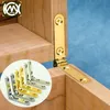 Other Home Garden KIMXIN HighEnd Wooden Box Accessories Jewelry Hinge Zinc Alloy SevenLetter Screw 10 Pieces For Sale The Simple 230410