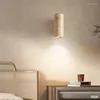 Lâmpada de parede Wabi Sabi Mármore Amarelo LED TV Cabeceira Japão Quarto Sala de estar Luz Travertino Escada Corredor Decoração Sconce