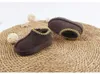 Småbarn Tasman II tofflor Kids Tazz Baby Shoes Chesut Fur Slides Sheepskin Shearling Classic Ultra Mini Boot Winter Mules Wool1258
