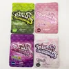 White Runty gummies Bag Edible Mylar Packaging Bags empty Candy gummy Edibles Plastic Zipper stand up child lock package Pevhf