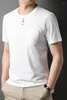 Men's T Shirts Summer Men Short Sleeve T-Shirts Fashion Casual Solid Color Cotton Half Tops Brand Men's Clothing O-Neck Tees