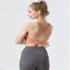 Frühlings- und Sommer New Yoga BH Ground Hair Sport Sport Unterwäsche Frauen Multi-Strap Cross Beautiful Back LL Yoga Outfit