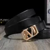 Cintura da uomo di design famoso di marca di lusso con fibbia automatica personalizzata alla moda all'ingrosso della fabbrica