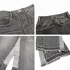 Men's Jeans 2023 Fashion Patchwork Vintage Baggy Men Flare Pants Straight Loose Hip Hop Women Wide Denim Trousers Pantalon Homme