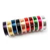 Cavo di filo Nuovo 21 rotoli Filo di rame speciale Craft Bead Wrap Creazione di gioielli Cord Drop Delivery Gioielli Risultati dei gioielli Compone Dhgarden Dhabk