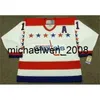 Kob Weng Mike Gartner 1988 CCM Vintage Home Hockey Jersey Tous cousue de qualité supérieure n'importe quel numéro n'importe quel numéro n'importe quelle taille de gardien de but