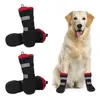 Pet Protective Shoes Nonslip Outdoor High Boots For Small Medium Large Dog Winter Dog Snow Boots Waterproof Reflective Paw Protector Pet Snow Booties 231110