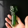 Pipa da fumo Mini narghilè in vetro Bong a forma di metallo colorato Grande pipa scheletrata colorata