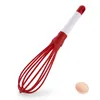 Utensili per uova Creativo in silicone Eco Friend Rotante pieghevole Frullino per le uova manuale Utensili da cucina Utensili da cucina manuali Frullatore per uova Frullatore per torte